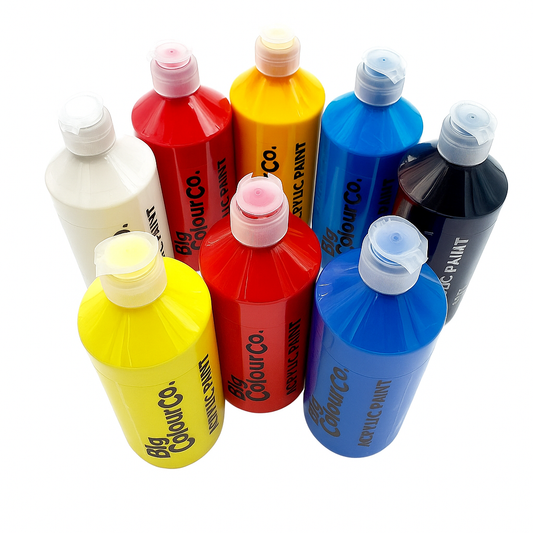 CleanArt Acrylic Mixed Set, 500ml x 12