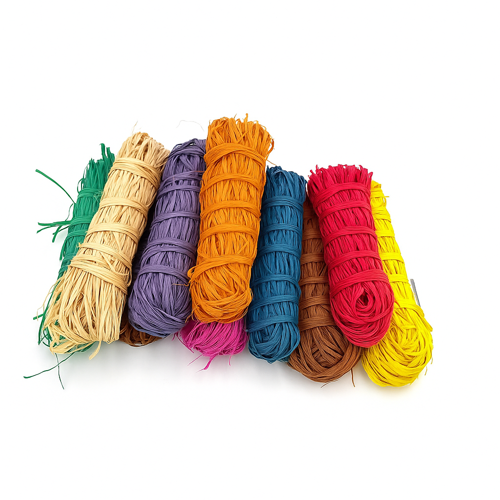 Raffia, Mixed, 25gx20.