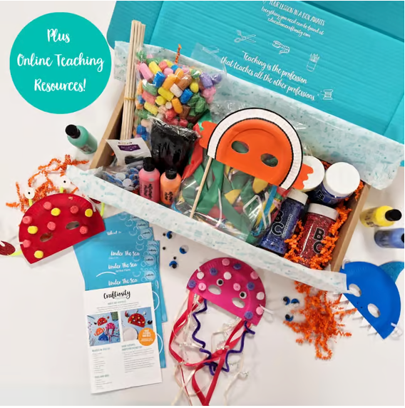EYFS Under the Sea, Box 1, Mask Making Kit